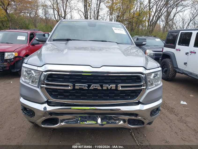 2022 Ram 1500 Big Horn 4X4 5'7 Box VIN: 1C6SRFFT2NN448695 Lot: 40735464