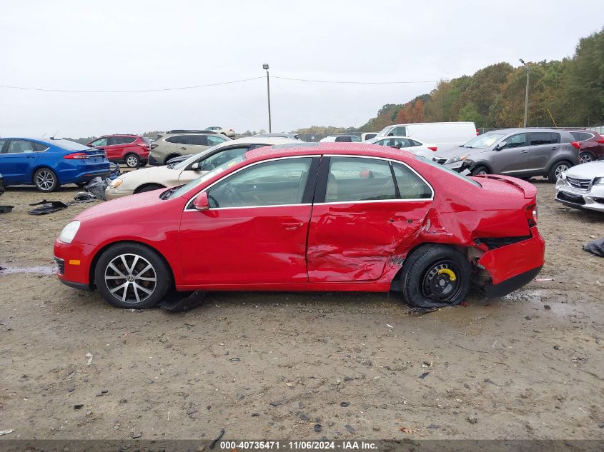 2008 Volkswagen Jetta Se/Sel VIN: 3VWRM71K78M055281 Lot: 40735471