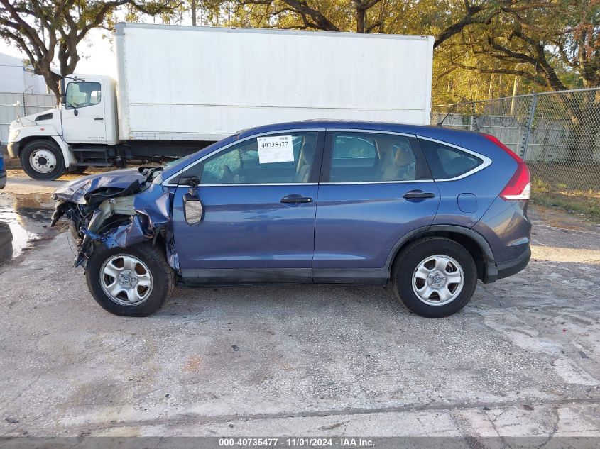 2014 Honda Cr-V Lx VIN: 3CZRM3H32EG714298 Lot: 40735477