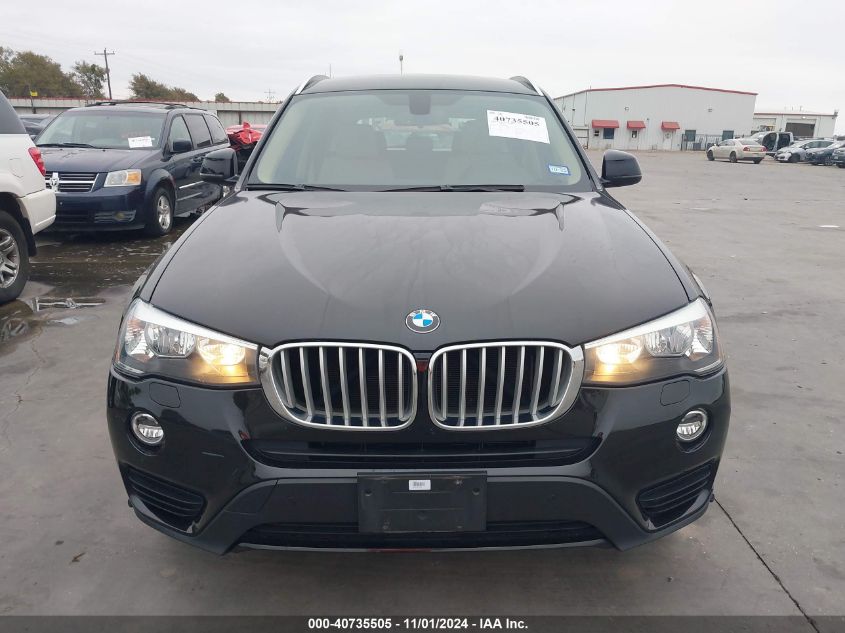 2016 BMW X3 Sdrive28I VIN: 5UXWZ7C59G0R32528 Lot: 40735505