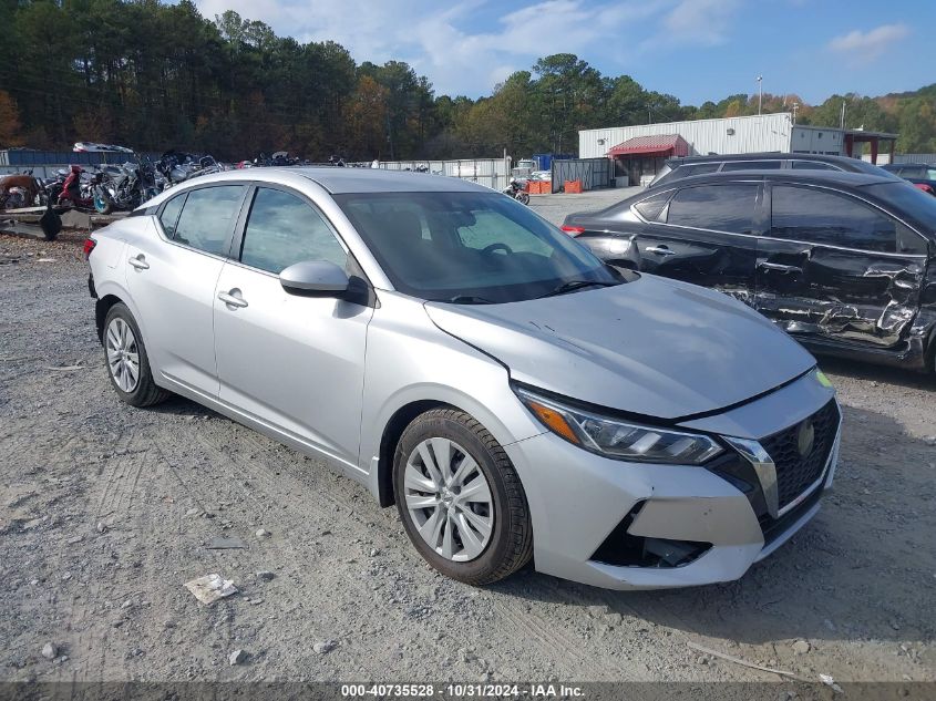 2022 Nissan Sentra S Xtronic Cvt VIN: 3N1AB8BV1NY214761 Lot: 40735528