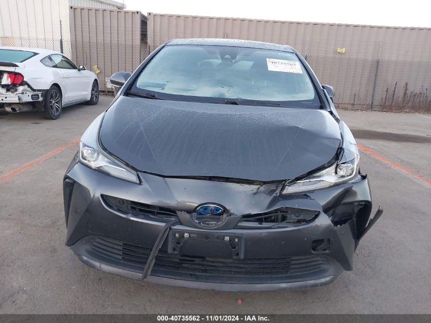 2020 Toyota Prius Le VIN: JTDKARFU3L3122214 Lot: 40735562