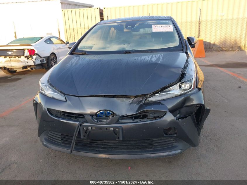 2020 Toyota Prius Le VIN: JTDKARFU3L3122214 Lot: 40735562