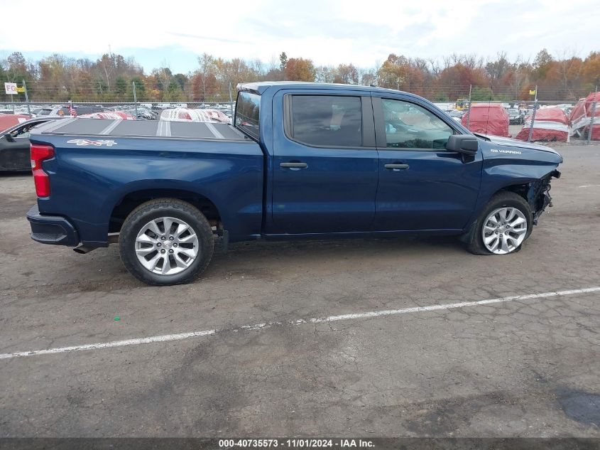 2022 Chevrolet Silverado 1500 Ltd 4Wd Short Bed Custom VIN: 3GCPYBEK5NG111420 Lot: 40735573