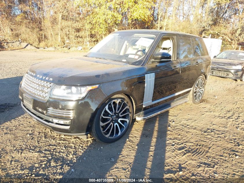 VIN SALGS2DF3DA121178 2013 Land Rover Range Rover, Hse no.2