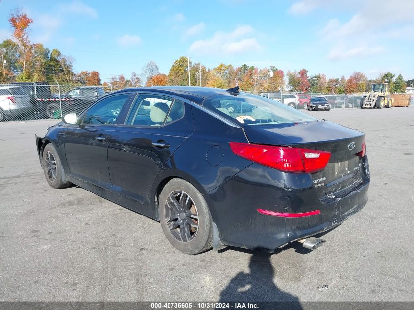 2014 Kia Optima Lx VIN: 5XXGM4A76EG350034 Lot: 40735605