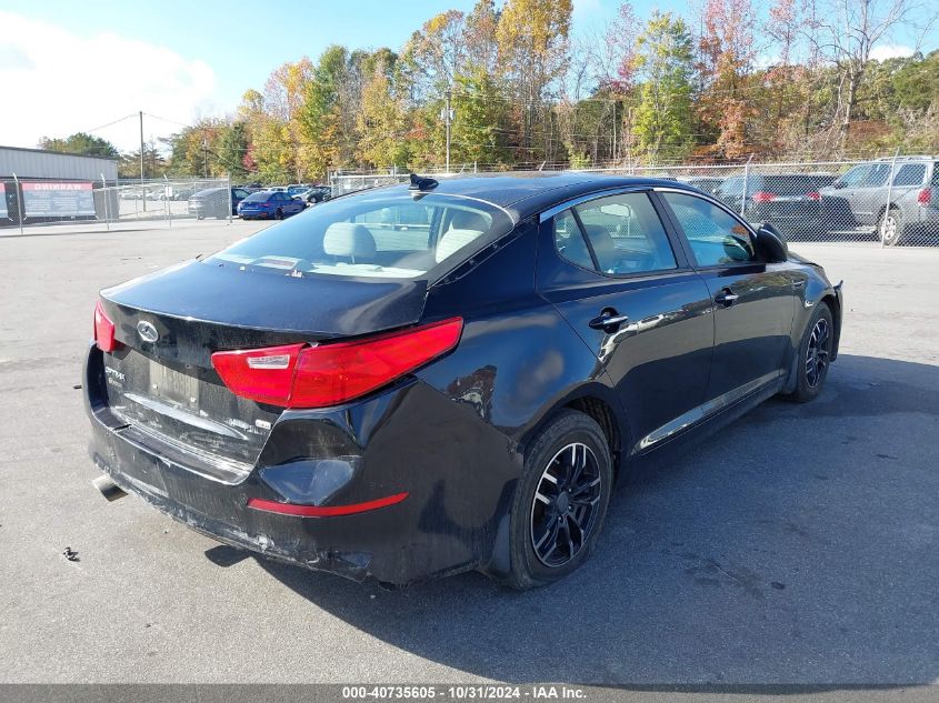 2014 Kia Optima Lx VIN: 5XXGM4A76EG350034 Lot: 40735605