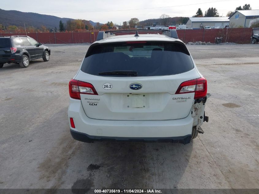 2017 Subaru Outback 2.5I Premium VIN: 4S4BSACC1H3407992 Lot: 40735619