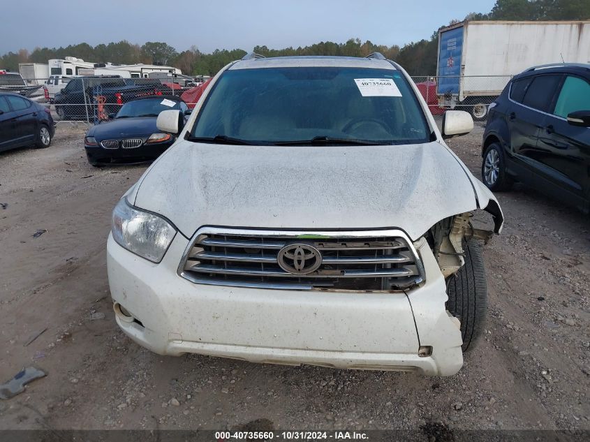 2009 Toyota Highlander Limited VIN: JTEDS42A692091278 Lot: 40735660