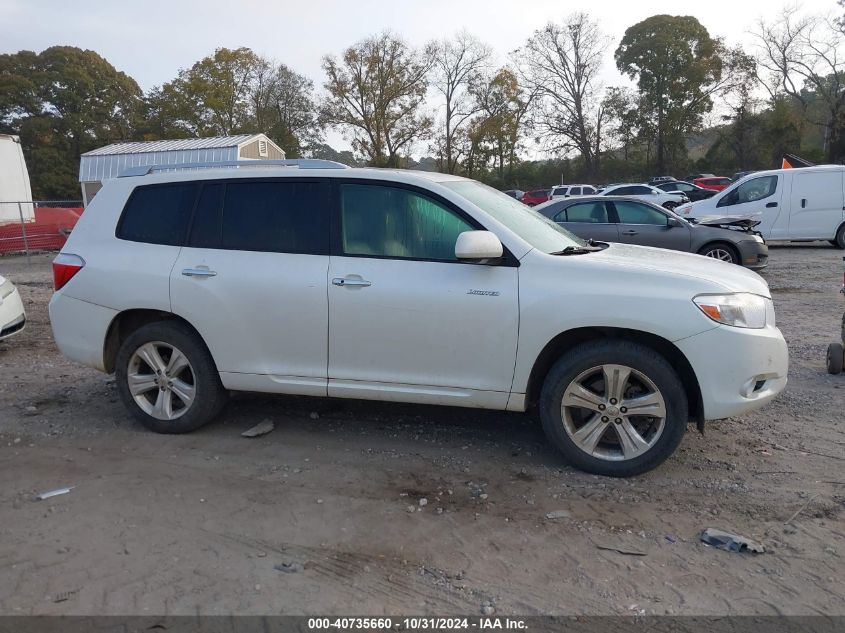 2009 Toyota Highlander Limited VIN: JTEDS42A692091278 Lot: 40735660