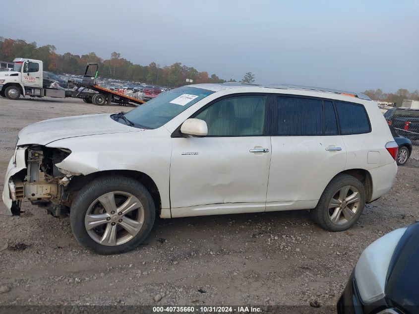 2009 Toyota Highlander Limited VIN: JTEDS42A692091278 Lot: 40735660