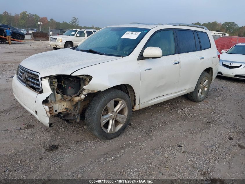 2009 Toyota Highlander Limited VIN: JTEDS42A692091278 Lot: 40735660