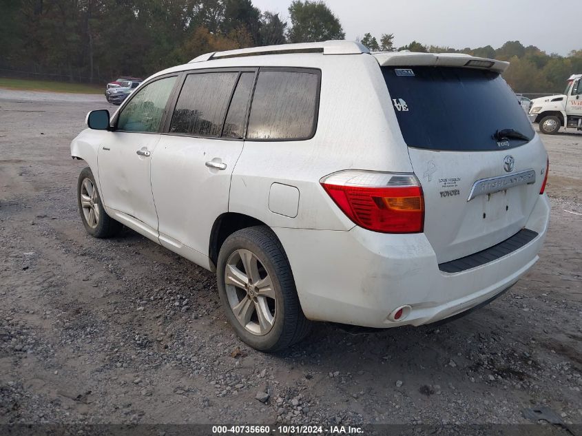 2009 Toyota Highlander Limited VIN: JTEDS42A692091278 Lot: 40735660