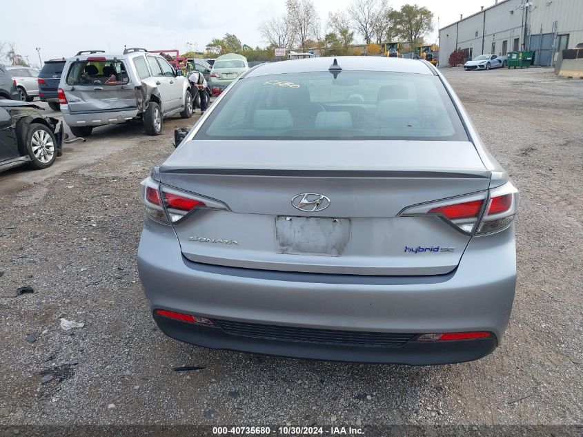 2016 Hyundai Sonata Hybrid Se VIN: KMHE24L14GA024734 Lot: 40735680