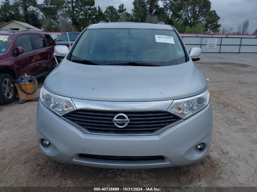 2015 Nissan Quest Sl VIN: JN8AE2KP2F9127207 Lot: 40735699