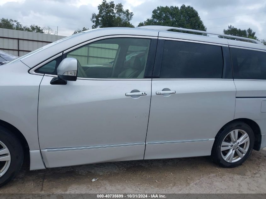 2015 Nissan Quest Sl VIN: JN8AE2KP2F9127207 Lot: 40735699