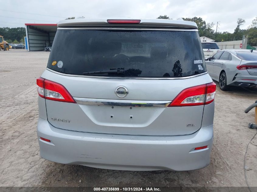 2015 Nissan Quest Sl VIN: JN8AE2KP2F9127207 Lot: 40735699