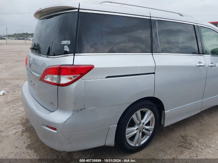 2015 Nissan Quest Sl VIN: JN8AE2KP2F9127207 Lot: 40735699