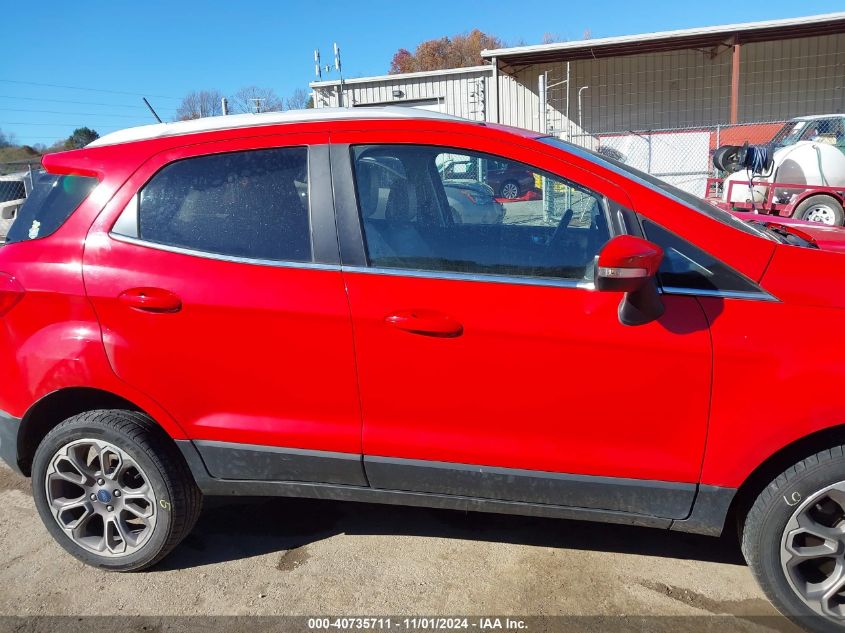 2019 Ford Ecosport Titanium VIN: MAJ6S3KL7KC306861 Lot: 40735711