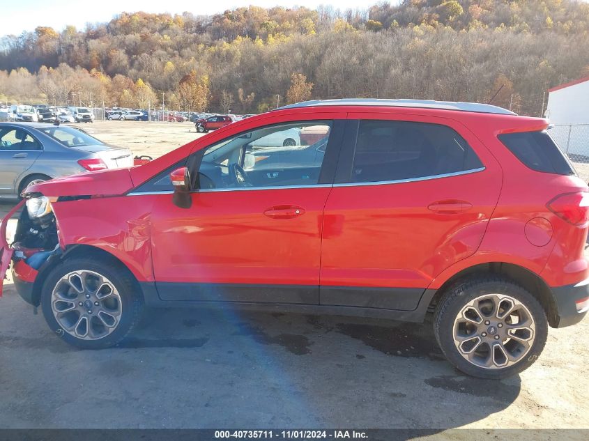 2019 Ford Ecosport Titanium VIN: MAJ6S3KL7KC306861 Lot: 40735711