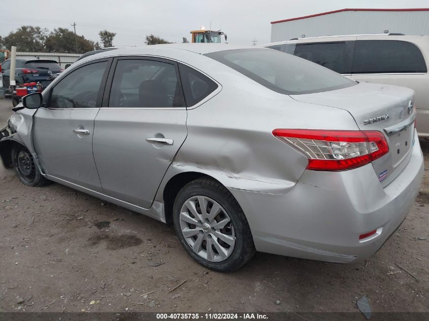 2014 NISSAN SENTRA S - 3N1AB7AP3EY326684