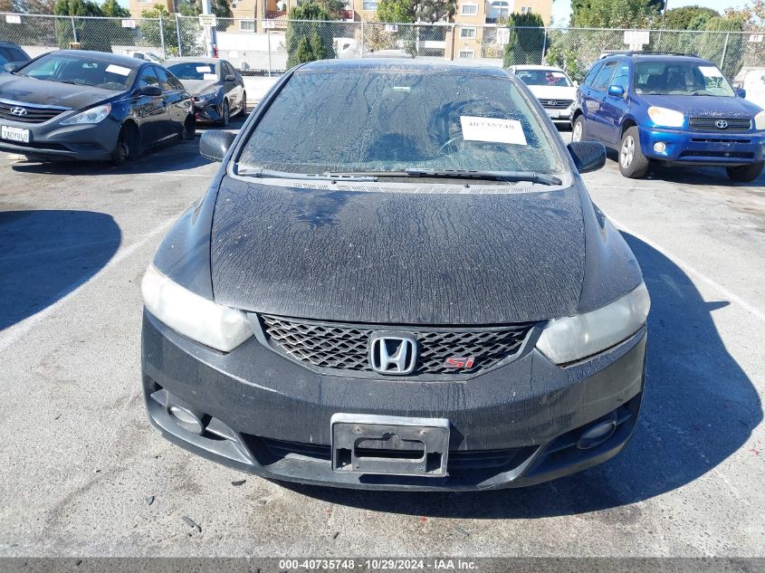 2009 Honda Civic Si VIN: 2HGFG21589H704341 Lot: 40735748