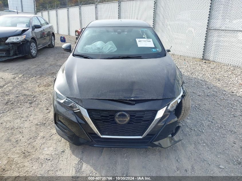 2022 Nissan Sentra S Xtronic Cvt VIN: 3N1AB8BV4NY280611 Lot: 40735766