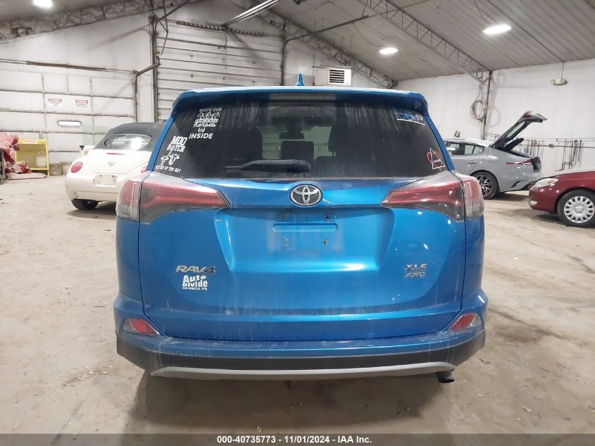 2018 Toyota Rav4 Xle VIN: 2T3RFREV3JW799302 Lot: 40735773