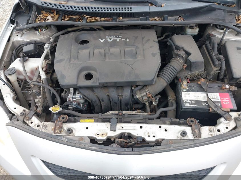 2009 TOYOTA COROLLA VIN: JTDBL40E699068587
