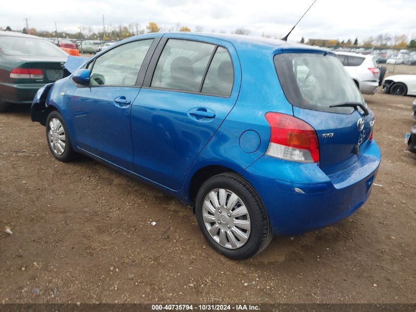 2010 Toyota Yaris VIN: JTDKT4K35A5278539 Lot: 40735794