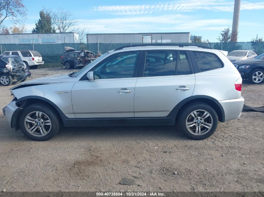 2006 BMW X3 3.0I VIN: WBXPA934X6WG88597 Lot: 40735804