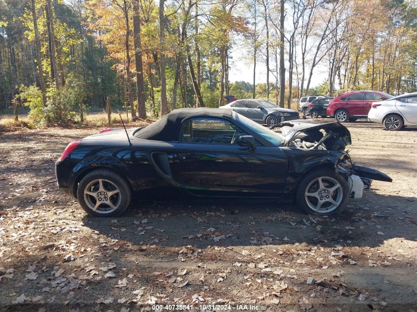 2001 Toyota Mr2 Spyder VIN: JTDFR320910039377 Lot: 40735841