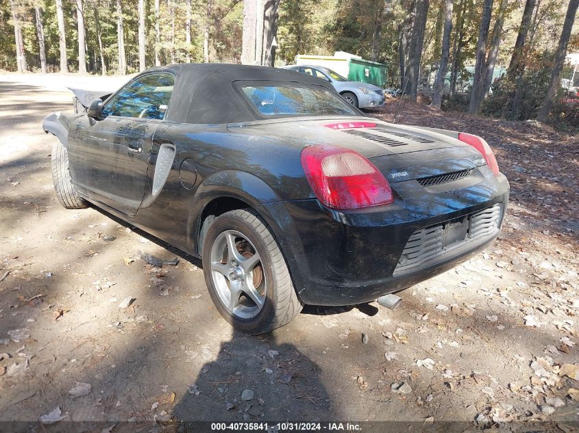 2001 Toyota Mr2 Spyder VIN: JTDFR320910039377 Lot: 40735841