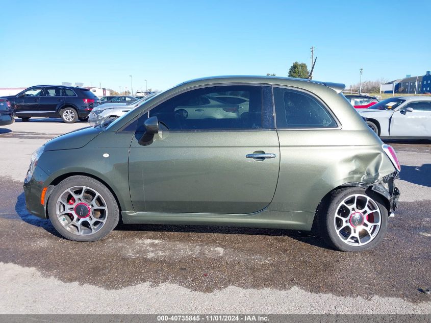 2015 Fiat 500 Sport VIN: 3C3CFFBR0FT500380 Lot: 40735845