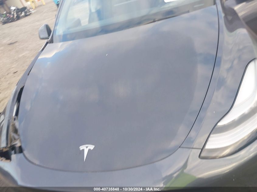 2021 Tesla Model Y Long Range Dual Motor All-Wheel Drive VIN: 5YJYGDEE7MF174312 Lot: 40735848