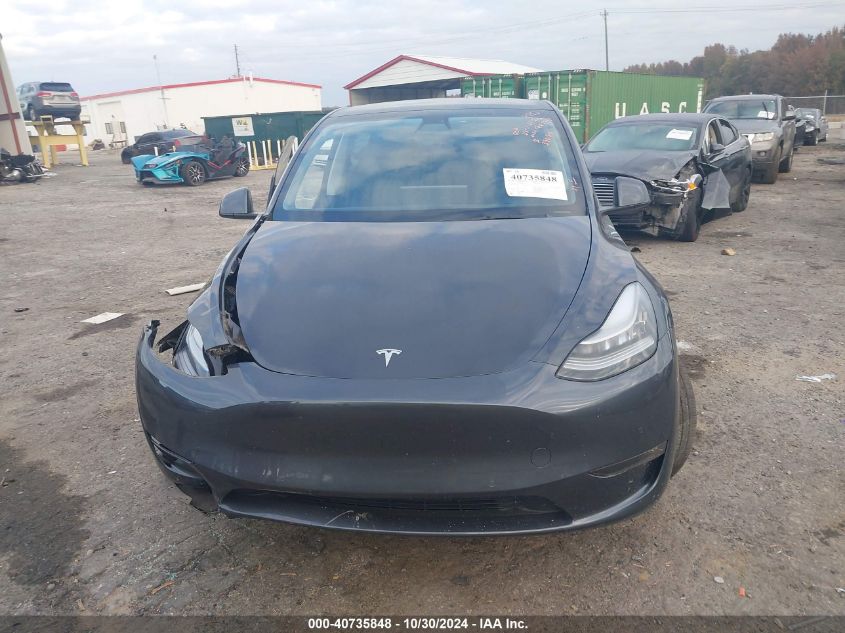 2021 Tesla Model Y Long Range Dual Motor All-Wheel Drive VIN: 5YJYGDEE7MF174312 Lot: 40735848