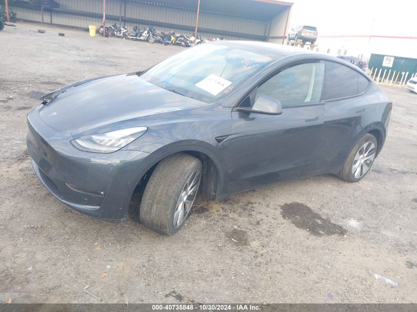 VIN 5YJYGDEE7MF174312 2021 TESLA MODEL Y no.2