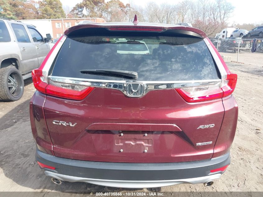 2019 Honda Cr-V Touring VIN: 2HKRW2H98KH600050 Lot: 40735865