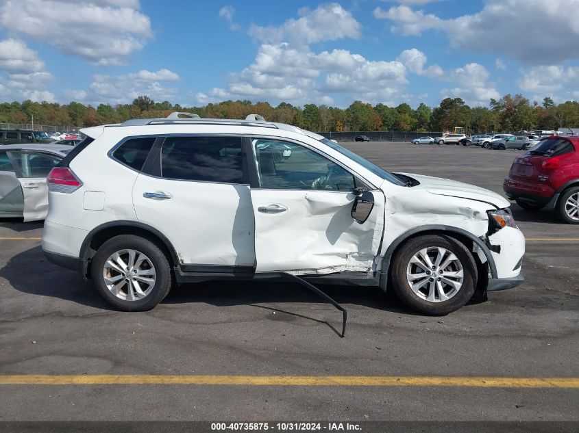 2016 Nissan Rogue Sv VIN: KNMAT2MT7GP731618 Lot: 40735875