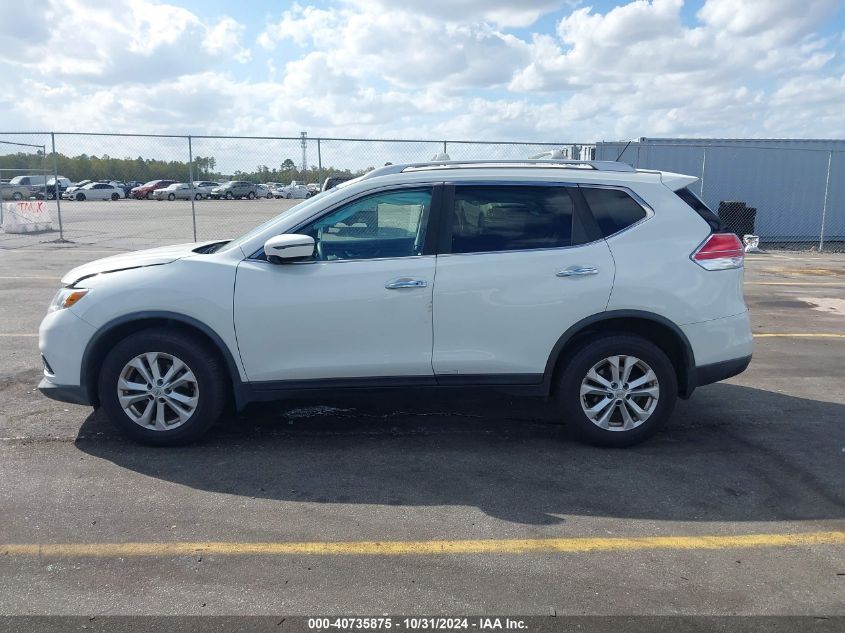 2016 Nissan Rogue Sv VIN: KNMAT2MT7GP731618 Lot: 40735875