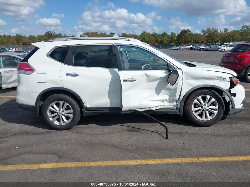 2016 Nissan Rogue Sv VIN: KNMAT2MT7GP731618 Lot: 40735875