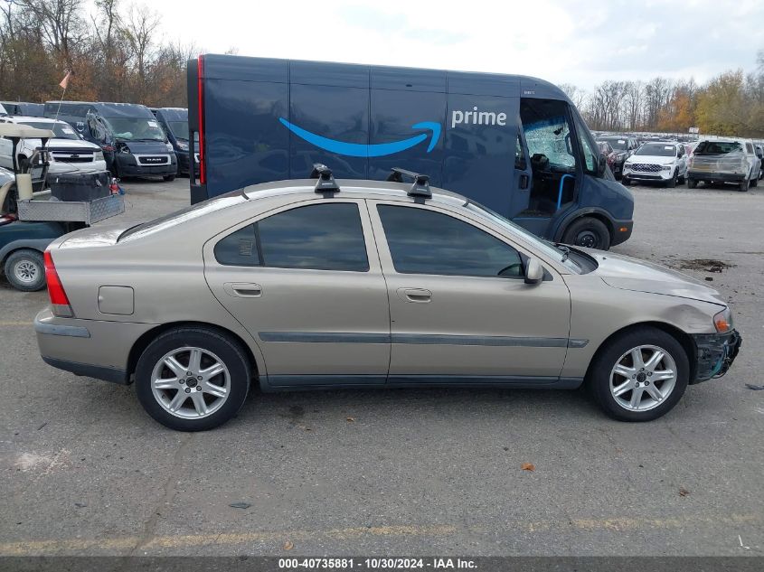 2002 Volvo S60 2.4 VIN: YV1RS61R32218645 Lot: 40735881