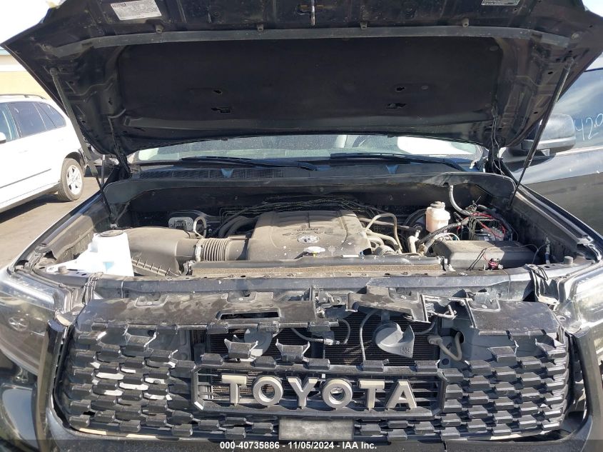 2019 Toyota Tundra Trd Pro 5.7L V8 VIN: 5TFDY5F11KX815227 Lot: 40735886