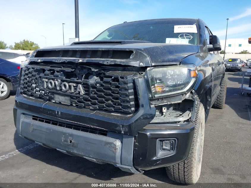 2019 Toyota Tundra Trd Pro 5.7L V8 VIN: 5TFDY5F11KX815227 Lot: 40735886