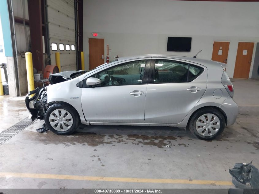 2012 Toyota Prius C Two VIN: JTDKDTB39C1009011 Lot: 40735889