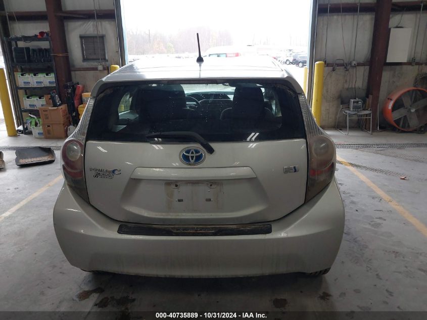 2012 Toyota Prius C Two VIN: JTDKDTB39C1009011 Lot: 40735889