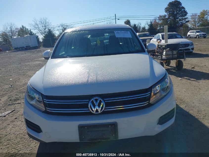 2013 Volkswagen Tiguan S VIN: WVGBV7AX2DW520617 Lot: 40735913