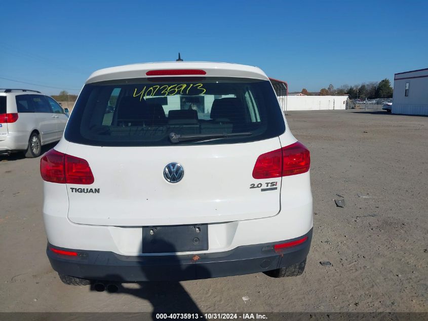 2013 Volkswagen Tiguan S VIN: WVGBV7AX2DW520617 Lot: 40735913