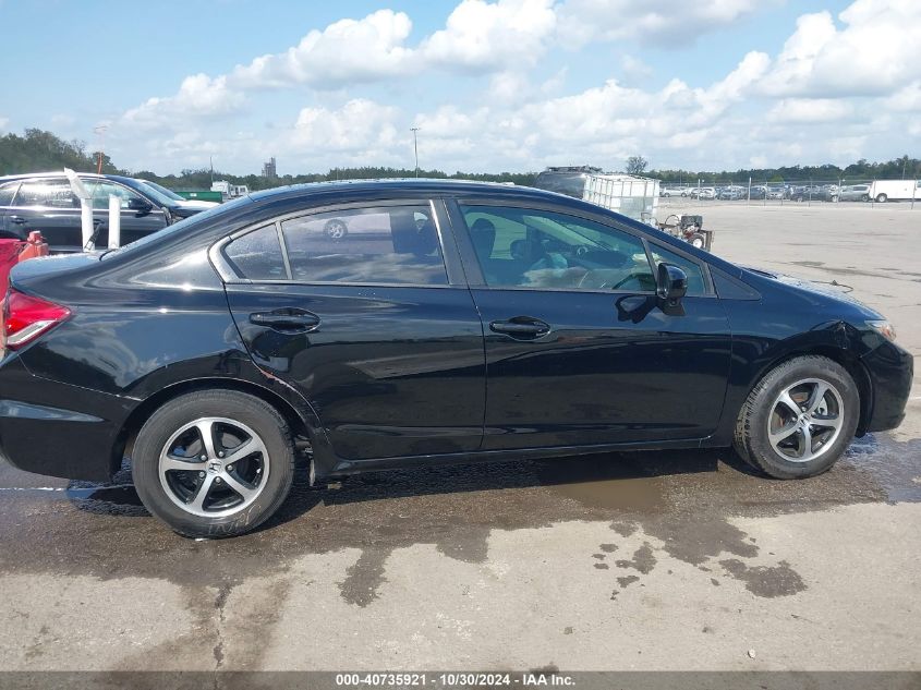 2015 Honda Civic Se VIN: 19XFB2F71FE010895 Lot: 40735921