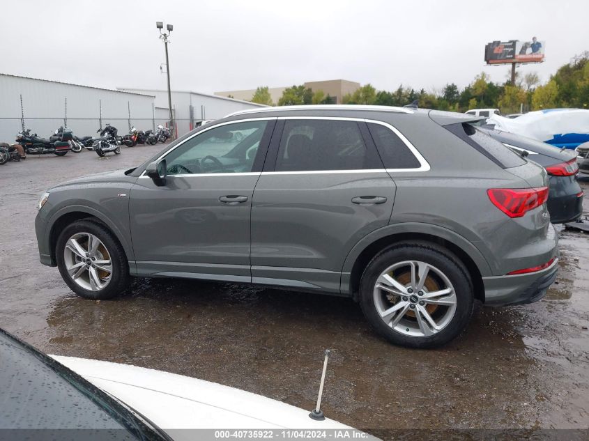 2021 Audi Q3 Premium Plus 45 Tfsi S Line Quattro Tiptronic VIN: WA1EECF37M1153754 Lot: 40735922